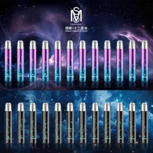 【MSO爅嘶星座聯名】MSO 爅嘶 十二星座發光電子煙主機|炫光霧化桿|一代煙彈通用