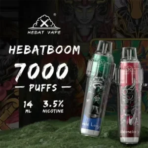 HEBAT 喜貝 7000 口一次性電子煙｜長效續航．免注油便捷首選 | 台灣現貨