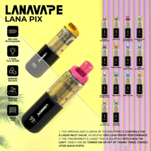 LANA PIX 閃光彈 20000口:首創油芯分離黑科技,定義一次性主機天花板